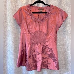 *Women's Galeno Silk Top Large